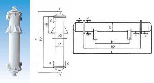 石墨改性聚丙烯列管式換熱器、冷凝器